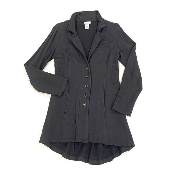 SOFT SURROUNDINGS French Terry Victorian Jacket - Picture 2 of 8